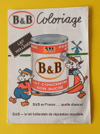 Delcampe - Dépliant Ancien Coloriage Lait Concentré Non Sucré B&B Hollande Déplié : 30 X 21 Cm - Publicités