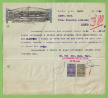 Delcampe - Porto - Recibo Da Casa Comercial Companhia Fabril Do Cávado - Portugal - Portogallo