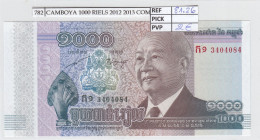 Delcampe - CRJ0782 BILLETE CAMBOYA 1000 RIELS 2012 COMM. P-63a - Cambodge