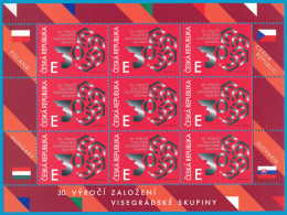 Delcampe - A 1109 Czech Republic 30th Anniversary Of The Visegrad Group 2021 - Emissions Communes