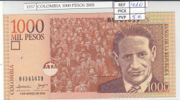 Delcampe - CRJ1537 BILLETE COLOMBIA 1.000 PESOS 2005 P-450i N01537 - Colombie