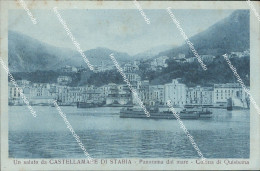 Delcampe - Bc248 Cartolina Un Saluto Da Castellammare Di Stabia Napoli - Napoli (Neapel)
