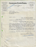Delcampe - Lisboa - Recibo Da Casa Comercial Companhia União Fabril  -   CUF - Portugal - Portogallo