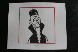 Delcampe - Ex-Libris - Hergé-Moulinsart 2011 / Tintin-Trois Dessins De Hergé - Wang Jen-Ghié - Le Fakir - Ridgewell / Dim:240x193mm - Illustratori G - I