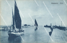 Delcampe - Ba498 Cartolina Cesenatico Molo Forli' Emilia Romagna - Forlì