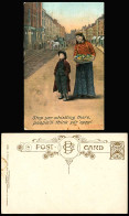 Delcampe - Humour Boy Flower Seller, Stop Whistling People'll Think Ye'r Happy Old Postcard - Cómics