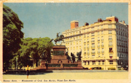 Delcampe - B323 Argentina 1964 Buenos Aires Monument Of San Martin Vintage Postcard - Argentinien