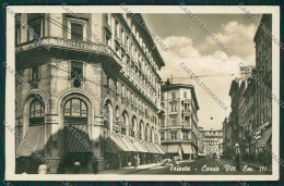 Delcampe - Trieste Città Alterocca Foto PIEGHINA Cartolina ZC0789 - Trieste (Triest)