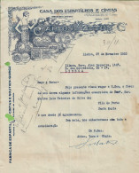 Delcampe - Lisboa - Recibo Da Casa Comercial Casa Dos Espartilhos E Cintas De Santos Mattos & Cª - Portugal - Portogallo