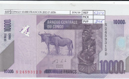 Delcampe - CRJ2227 BILLETE CONGO 10.000 FRANCOS 2013 P-103b SIN CIRCULAR - Non Classés