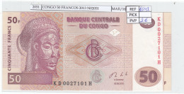 Delcampe - CRJ2051 BILLETE CONGO 50 FRANCOS 2013 P-97Аa SIN CIRCULAR - Non Classés