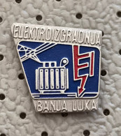 Delcampe - Elektroizgradnja  – Banja Luka – Bosnia Ex Yugoslavia  Pin - Marques