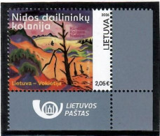 Delcampe - Lithuania 2026 . Nida Artists' Colony (joint Program With Germany). 1v. Corner With Post Logo . - Litauen
