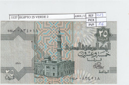 Delcampe - CRJ1127 BILLETE EGIPTO 25 PIASTRAS 1980 P-54a.XX SIN CIRCULAR - Egypte