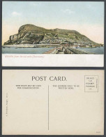 Delcampe - Gibraltar From The Old Mole Panorama Vintage Colour UB Postcard The Rock Harbour - Gibraltar