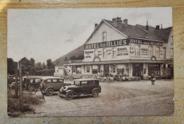 Delcampe - Waterloo • Route Du Lion • Hôtel Des Alliés • Café Restaurant Braine-l'Alleud • Oldtimer - Waterloo