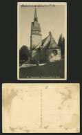 Delcampe - Czechoslovakia Old BW Postcard KARKONOSZE Church Kirche - Repubblica Ceca