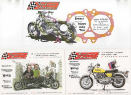 Delcampe - Lot De 7 CP. MOTO. Publicité Pour Un Magasin Moto. - Motorfietsen