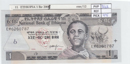 Delcampe - CRJ0011 BILLETE ETIOPIA 1 BIR 2003 P-46c SIN CIRCULAR - Ethiopie