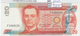 Delcampe - CRJ0512 BILLETE FILIPINAS 20 PESO 2008 P-182I.4 - Philippines
