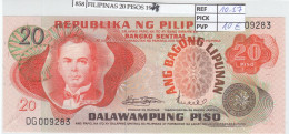 Delcampe - CRJ0858 BILLETE FILIPINAS 20 PISOS 1978 P-162A - Philippines