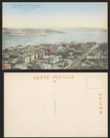 Delcampe - China Old Hand Tinted Postcard Birds Eye View Vladivostok Street Scene海參崴浦鹽斯德全景5 - China