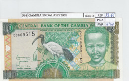 Delcampe - CRJ0544 BILLETE GAMBIA 10 DALASIS 2001 P-21c SIN CIRCULAR - Guinea