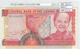 Delcampe - CRJ1393 BILLETE GAMBIA 5 DALASIS 1996 P-16a SIN CIRCULAR - Gambie