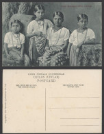 Delcampe - Ceylon Old Postcard Four Native Kandyan Girls Kandy Colombo Apothecaries Co. Ltd - Sri Lanka (Ceylon)