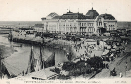 Delcampe - - 14 - TROUVILLE-SUR-MER. - Le Casino (Durville, Architecte). - Scan Verso - - Trouville