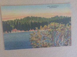 Delcampe - AU + RAPIDE  -  CPA ETATS UNIS - LAKE ARROWHEAD   -    VOYAGEE TIMBREE - Sonstige & Ohne Zuordnung