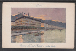 Delcampe - 69007 - LYON - Grand Nouvel Hotel, 11 Rue Grolie - Lyon 7