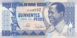 Delcampe - CRJ1677 BILLETE GUINEA BISSAU 500 PESOS 1990 P-12 SIN CIRCULAR - Guinea-Bissau