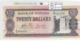 Delcampe - CRJ0386 BILLETE GUYANA 20 DOLARES 1996 P-30c - Guyana
