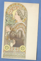 Delcampe - CPA Alphonse Mucha "Chardon Des Grèves"-"Bretonne" - Mucha, Alphonse