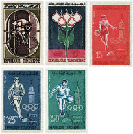 Delcampe - 75617 MNH TUNEZ 1960 17 JUEGOS OLIMPICOS VERANO ROMA 1960 - Cyclisme