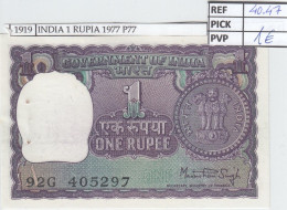 Delcampe - CRJ1919 BILLETE INDIA 1 RUPIA 1976 P-77T - Inde