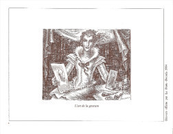 Delcampe - Document La Poste Gravure 14,8x19,1  L'art De La Gravure  Graveur Decaris 1984 Départ 1 Euro - Documents De La Poste