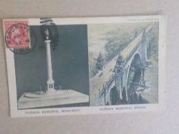 Delcampe - AU + RAPIDE  -  CPA ETATS UNIS - NEW YORK - HUDSON MRMORIAL MONUMENT  -    VOYAGEE TIMBREE - Sonstige & Ohne Zuordnung