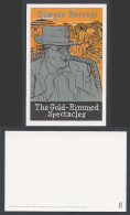 Delcampe - Faber Book Cover Postcard THE GOLD-RIMMED SPECTACLES 1960 Giorgio Bassani, Sands - Cómics