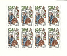 Delcampe - A 144-5 Czech Republic - EUROPA CEPT 1997 Legend Of Brucvik And Lion (Braunsweig) Legend Of Zito Sorcerer - 1997