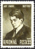 Delcampe - 1957 Ady ENDRE,Hungarian Poet,Writer,Romania,Mi.1683,MNH - Nuovi