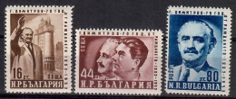 Delcampe - Bulgaria 1952 Mi 818-820 MNH (ZE2 BUL818-820) - Usines & Industries