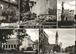 Delcampe - Zittau Gruene Born Blumenuhr Meissner Glockenspiel Marsbrunnen Rathaus Gerhart H - Zittau