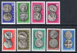 Delcampe - GREECE 1963 - Ancient Coins (part II) Issue - Cmpt Set - MNH - Neufs
