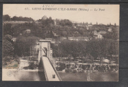 Delcampe - 69009 - LYON - Saint Rambert L' Ile Barbe - Le Pont - Lyon 9