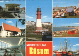 Delcampe - Buesum Nordseebad Buesum Leuchtturm Kurkonzert Wellenschwimmbad Kutterhafen - Büsum