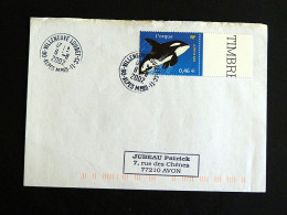 Delcampe - VILLENEUVE LOUBET CCT1 - ALPES MARITIMES - CACHET ROND MANUEL CENTRE COURRIER SUR YT 3487 ORQUE EPAULARD WHALE - Manual Postmarks