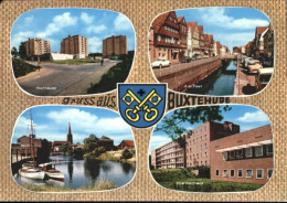 Delcampe - Buxtehude Hochhaeuser Am Fleet Hafen Krankenhaus - Buxtehude