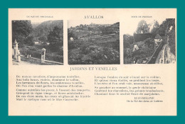 Delcampe - 89 Avallon Jardins Et Venelles - Avallon